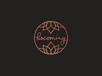 Becoming Logo - Becoming logo concept 1 by Amber Morgan | Dribbble | Dribbble