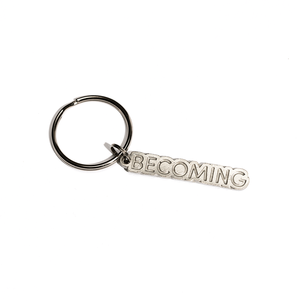Becoming Logo - Logo Metal Keychain