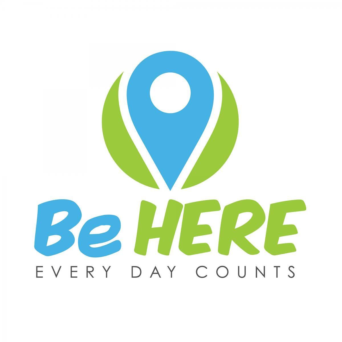 Attendance Logo - Be HERE to Kick Off Attendance Awareness Month City