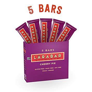 Larabar Logo - LARABAR, Fruit & Nut Bar, Cherry Pie, Gluten Free, Vegan, Whole 30 Compliant, 1.7 oz Bars (5 Count)