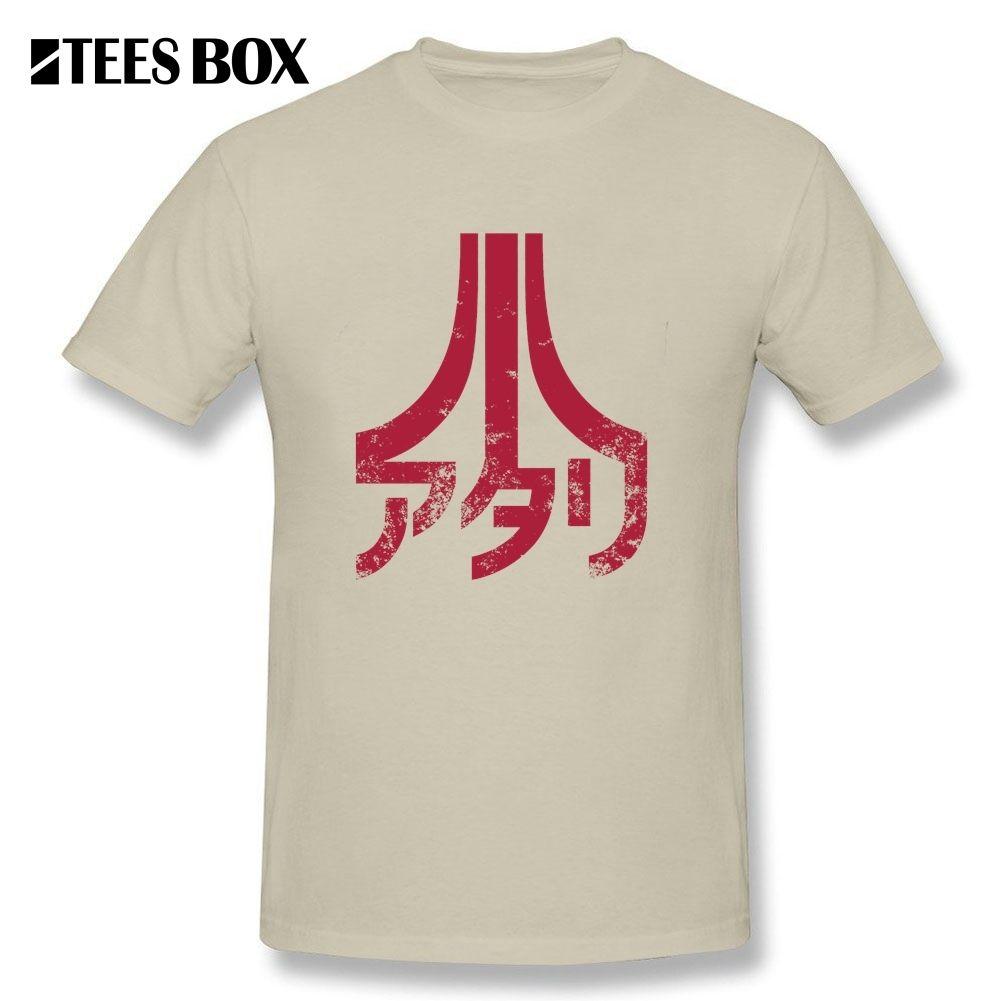 XXXL Logo - US $22.0 |XXXL T Shirts Japanese Atari II Games Logo Funny T Shirts Man  Organnic Cotton Short Sleeve Tops Male Funny Tee Shirts-in T-Shirts from  Men's ...