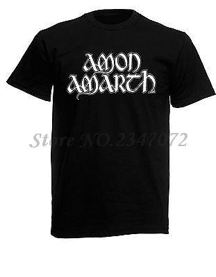 XXXL Logo - US $8.79 45% OFF|Amon Amarth Logo Mens Black Rock T shirt NEW Sizes S  XXXL-in T-Shirts from Men's Clothing on Aliexpress.com | Alibaba Group