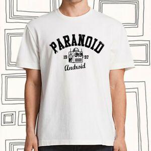 XXXL Logo - Radiohead Paranoid Android Album Logo Men's White T-Shirt Size S M L ...