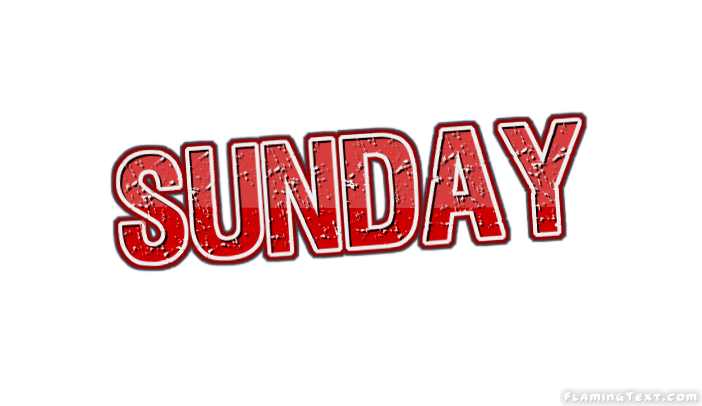 Sunday Logo - Sunday Logo. Free Name Design Tool from Flaming Text