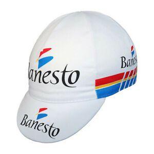 Banesto Logo - Details about Brand new Team Banesto Cycling cap, Italian made Retro  Pinarello Indurain