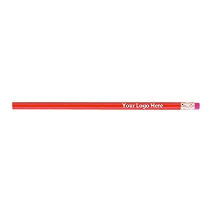 Pencils Logo - Amazon.com : Personalized Custom Round Pencils Quantity