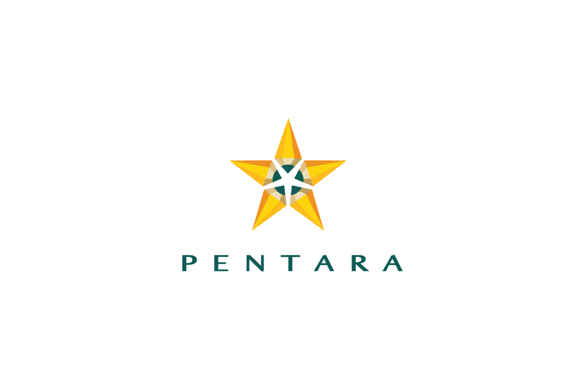 Pencils Logo - Pentara Pencil—Star Logo Design