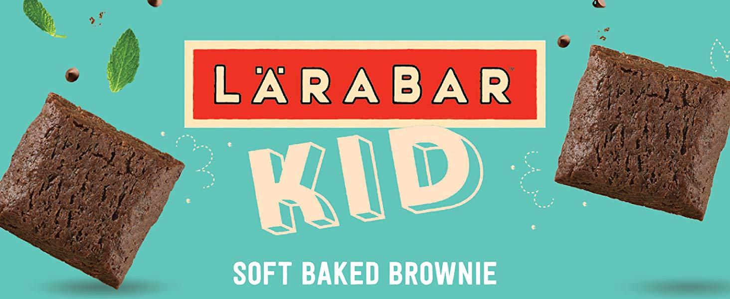 Larabar Logo - Larabar Kid, Chocolate Brownie Bars, 6 0.96 Oz. Bars (8 Boxes), Gluten Free, Whole Food Snack Bars