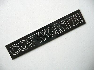 Cosworth Logo - Cosworth Engine Block Badge, Logo, Plaque, 73 mm x 14 mm x 0.5 mm Thick