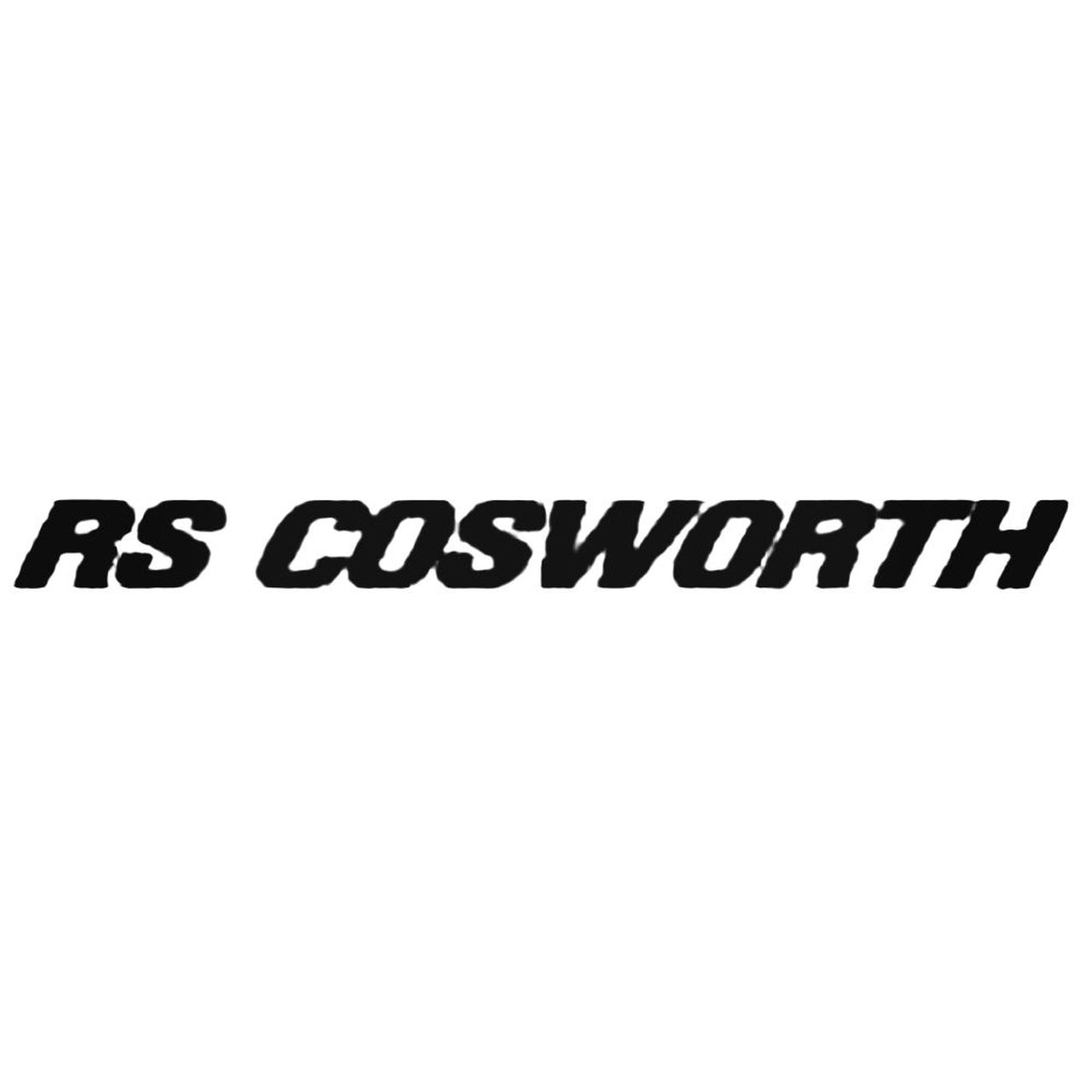 Cosworth Logo - Rs Cosworth Decal Sticker