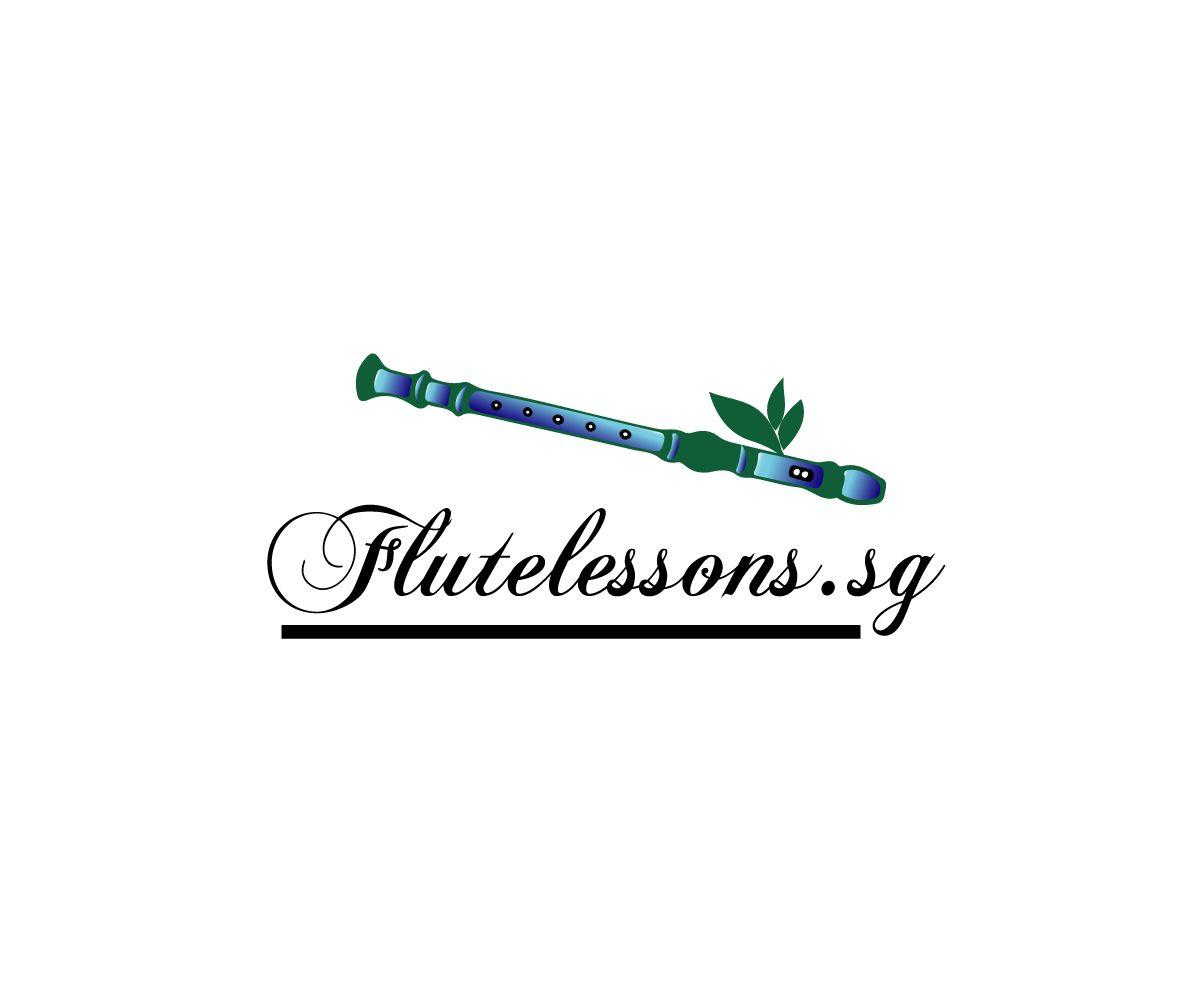 Flute Logo - Elegant, Modern Logo Design for flutelessons.sg by Love and Passion ...