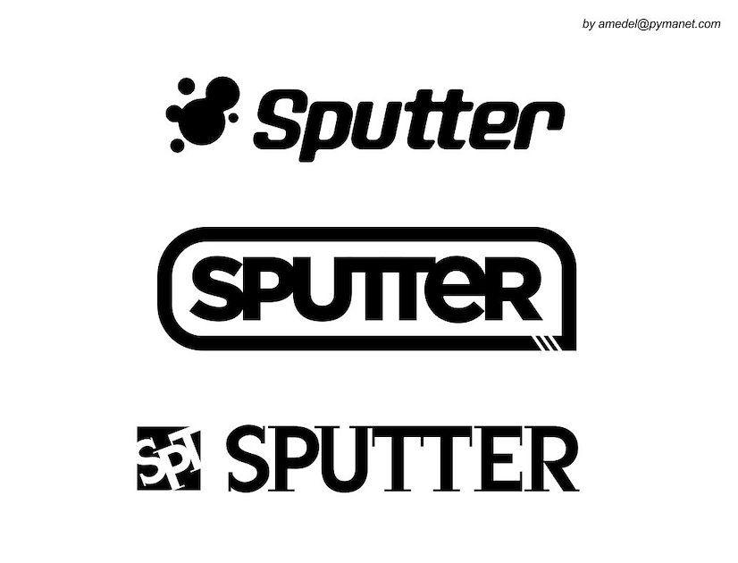 Sputter Logo - Sputter – Logo - Simon Helskog