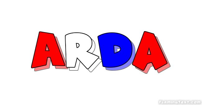 Arda Logo - United States of America Logo. Free Logo Design Tool from Flaming Text