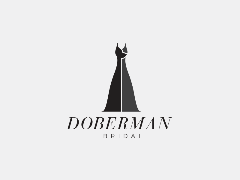 Bridal Logo - Doberman Bridal Logo by Anthony Gorrity on Dribbble