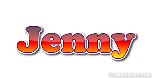 Jenny Logo - Jenny Logo. Free Name Design Tool from Flaming Text