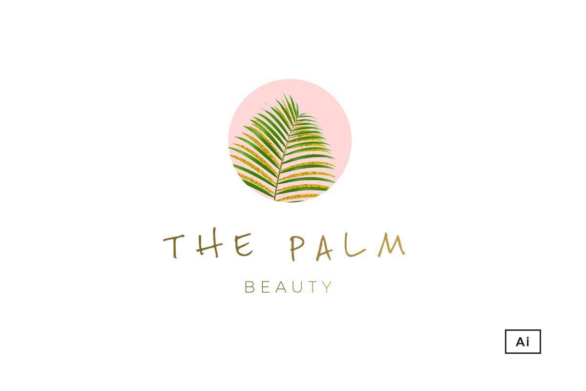 Tropical Logo - The Palm Tropical Logo Template