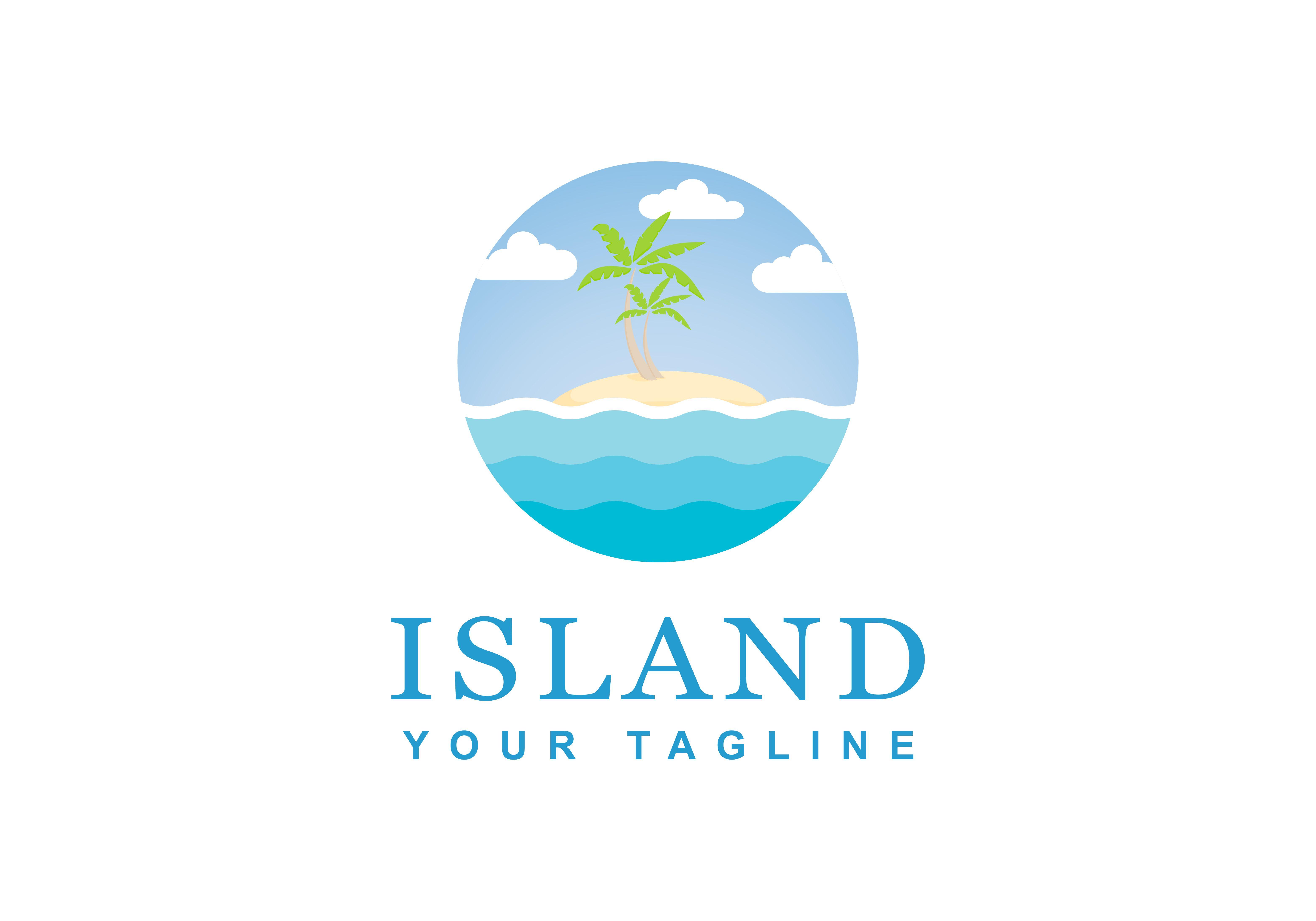 Tropical Logo - Tropical island logo