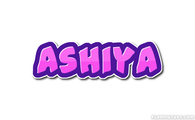 Ashiya Logo - Ashiya Logo. Free Name Design Tool from Flaming Text