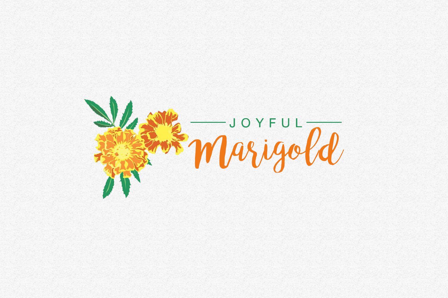 Marigold Logo - Feminine, Elegant, Business Logo Design for Joyful Marigold