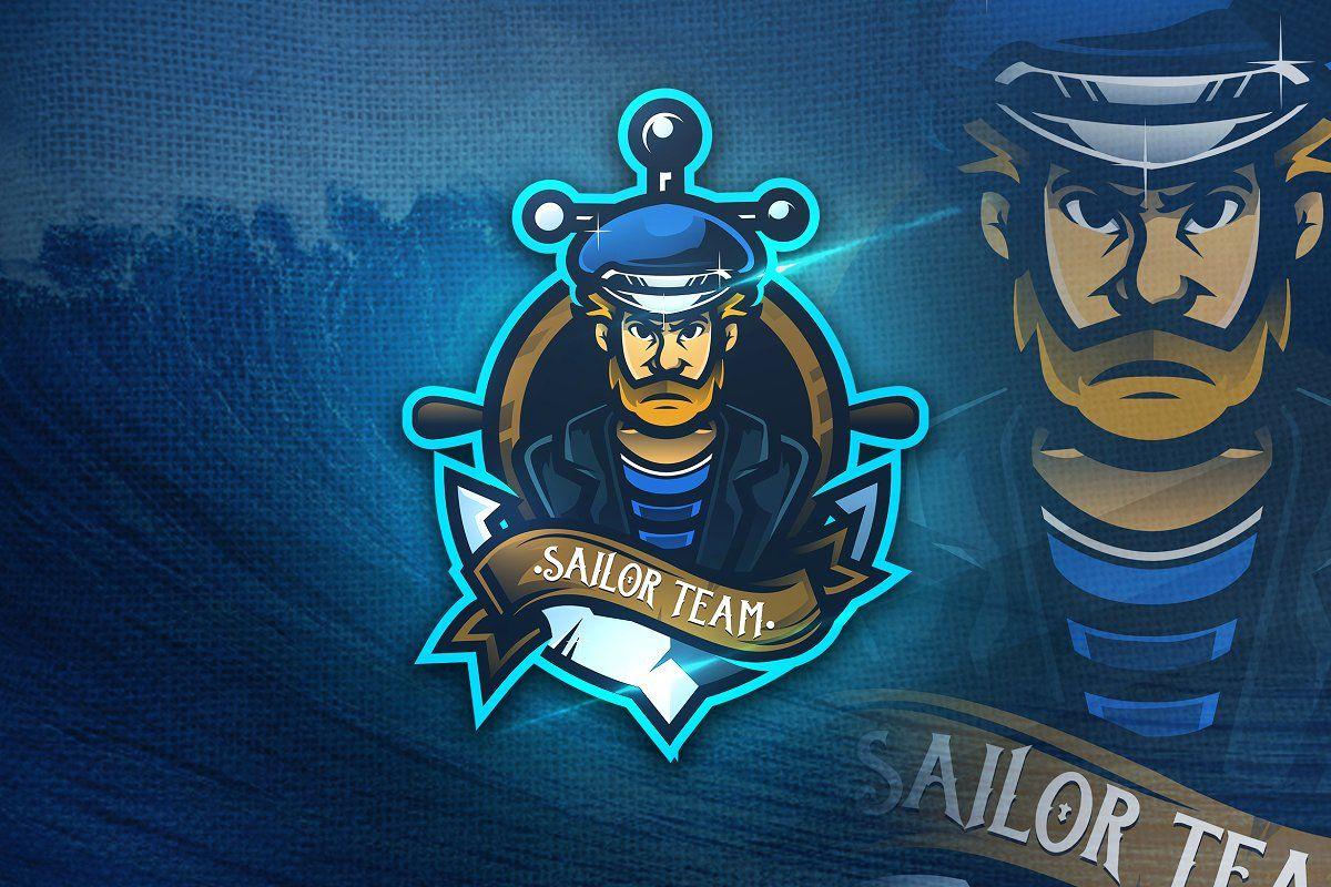 Sailor Logo - Sailor Team - Mascot & Esport Logo
