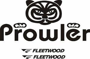 Prowler Logo - Details about Fleetwood prowler large RV sticker decal graphics trailer  camper rv prowler