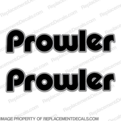 Prowler Logo - Fleetwood Prowler Logo RV Decals (Set of 2) - 2 Color