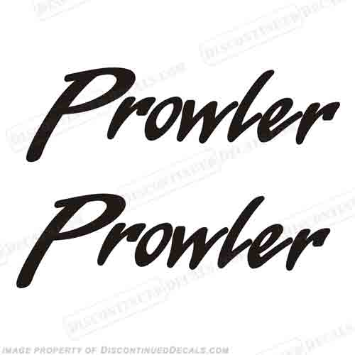 Prowler Logo - Fleetwood Prowler Logo RV Decals (Set of 2) - Any Color!