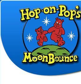 Moonbounce Logo - Twister Rental - Hop On Pop's MoonBounce Rentals
