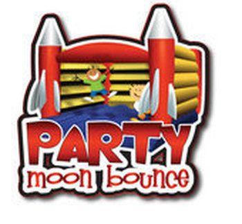 Moonbounce Logo - Party Moon Bounce - Delran Township, New Jersey, - Party Equipment ...