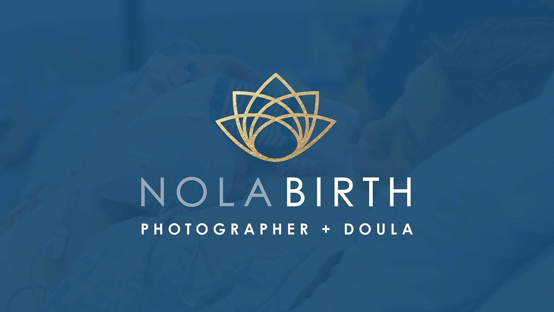 Birth Logo - NOLA Birth Logo and Brand Identity
