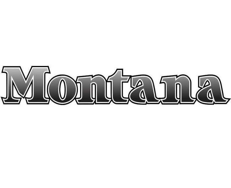 Montana Logo - 1 RV Camper Keystone Montana Logo Decal Graphic-951