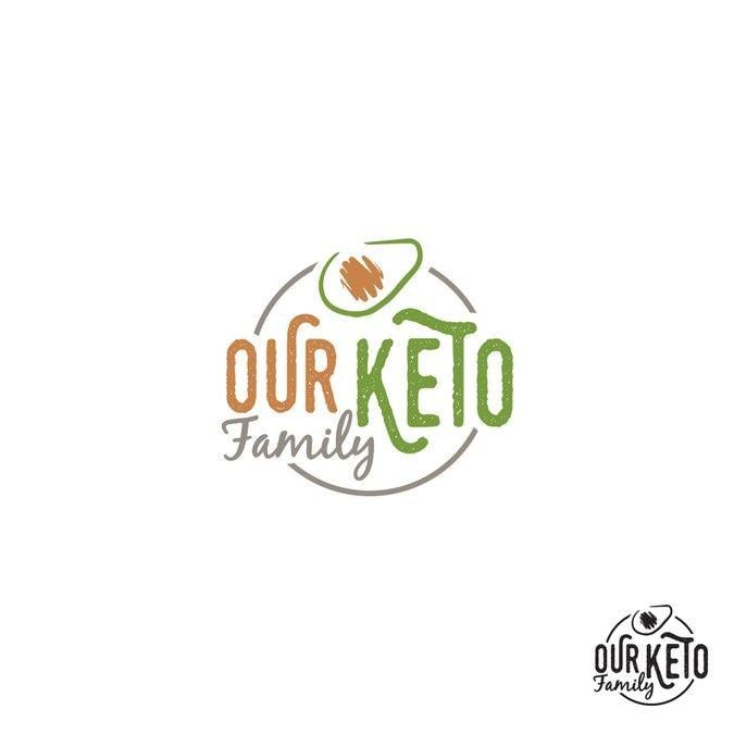 Ketogenic Logo - Our Keto Family Food & Drink by TinyTigerGrafix | Logo design ...