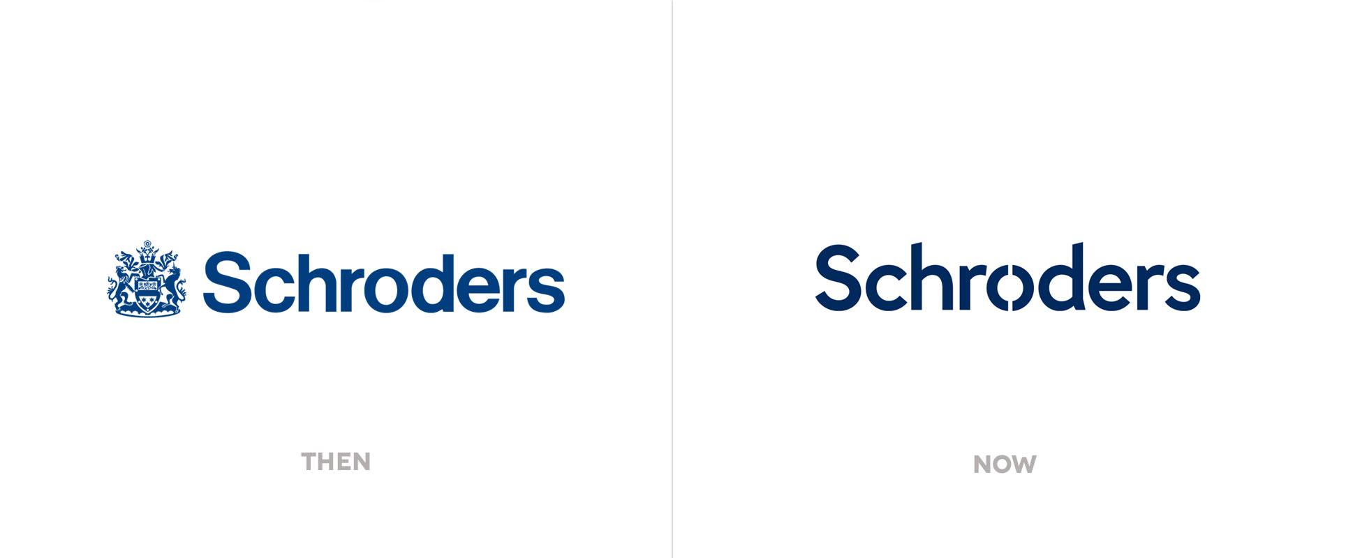 Schroders Logo - Asset Manager Logos Then & Now