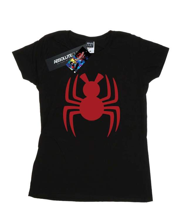 Spider-Ham Logo - Marvel Women's Spider-Man Into The Spider-Verse Spider-Ham Logo T-Shir