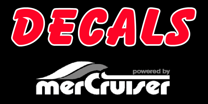Mercruiser Logo - Mercruiser Decals - Mercruiser Bravo Decals - Mercruiser Alpha Decals
