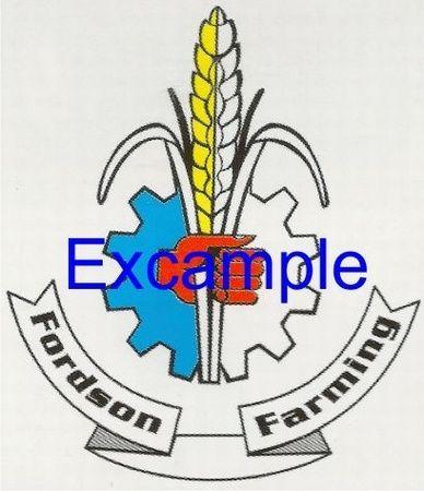 Fordson Logo - Fordson Farming logo op vlag van +/- 35/50 cm. | Vlaggetjes (+ ...