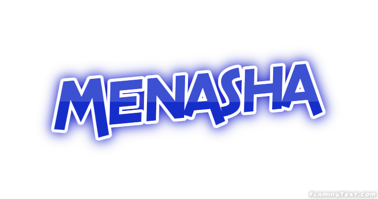 Menasha Logo - United States of America Logo. Free Logo Design Tool from Flaming Text