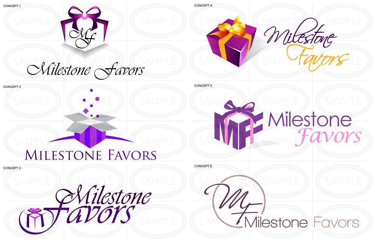 Favor Logo - Logo Design - Web Logo Design Example - Wedding Favor Business ...