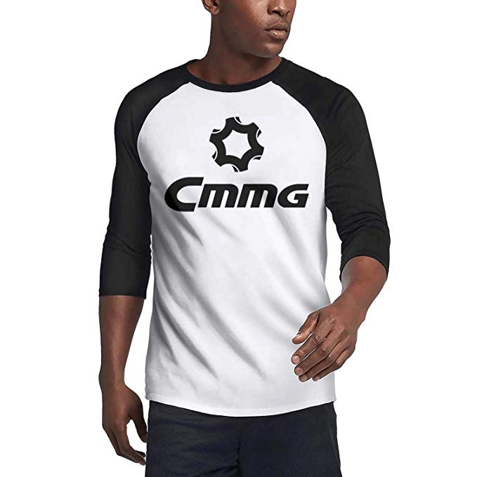 CMMG Logo - Amazon.com: NAIT CMMG Logo Mens 3/4 Sleeve Cotton Basic t-Shirt ...