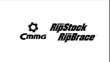CMMG Logo - CMMG RipBrace Pistol Stabilizing Brace Kit Collapsible AR-15 Black