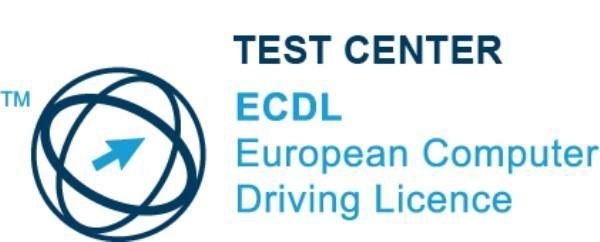 ECDL Logo - The official test center of ECDL