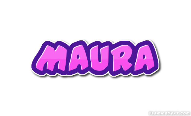 Maura Logo - Maura Logo. Free Name Design Tool from Flaming Text