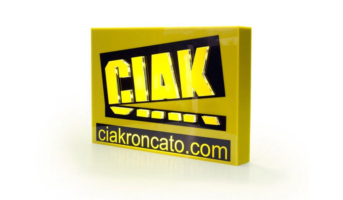 Roncato Logo - Ciak Roncato Lighted signboard