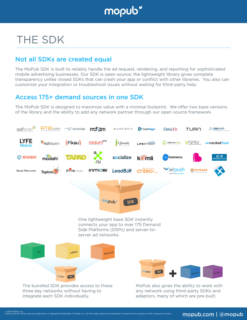 MoPub Logo - MoPub The SDK