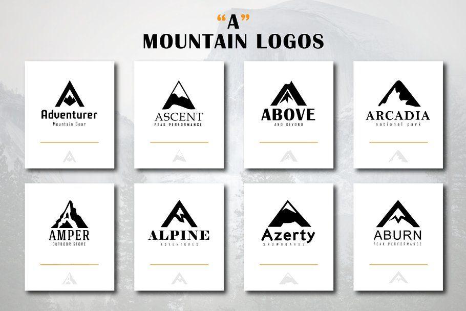 Mountainscape Logo - MOUNTAIN SCAPE ~ Logo Templates ~ Creative Market