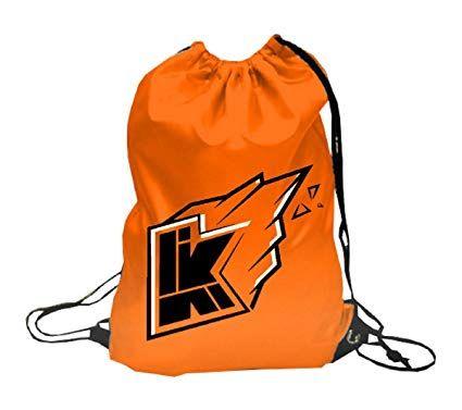 Kwebblekop Logo - Kwebbelkop logo youtube Drawstring Backpack (Orange): Amazon.co