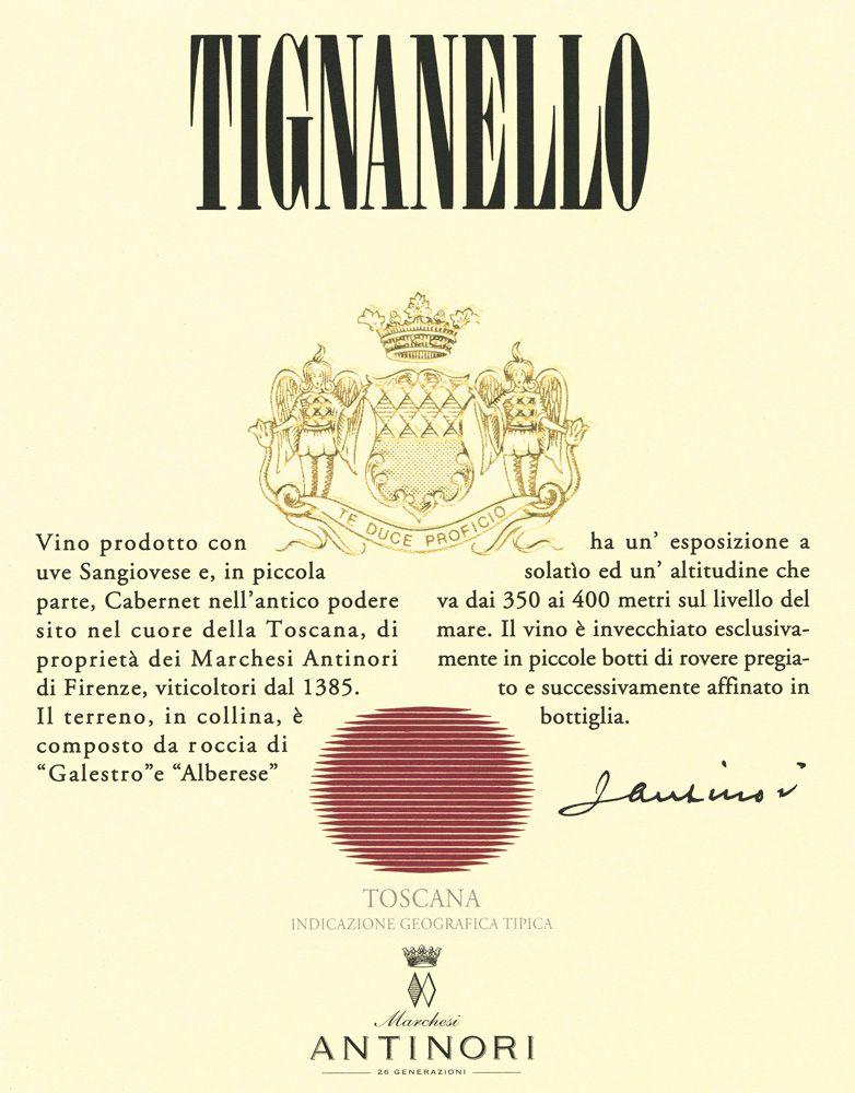 Antinori Logo - 2016 Antinori Tignanello - $119.95 : LA Wine Company, Wine