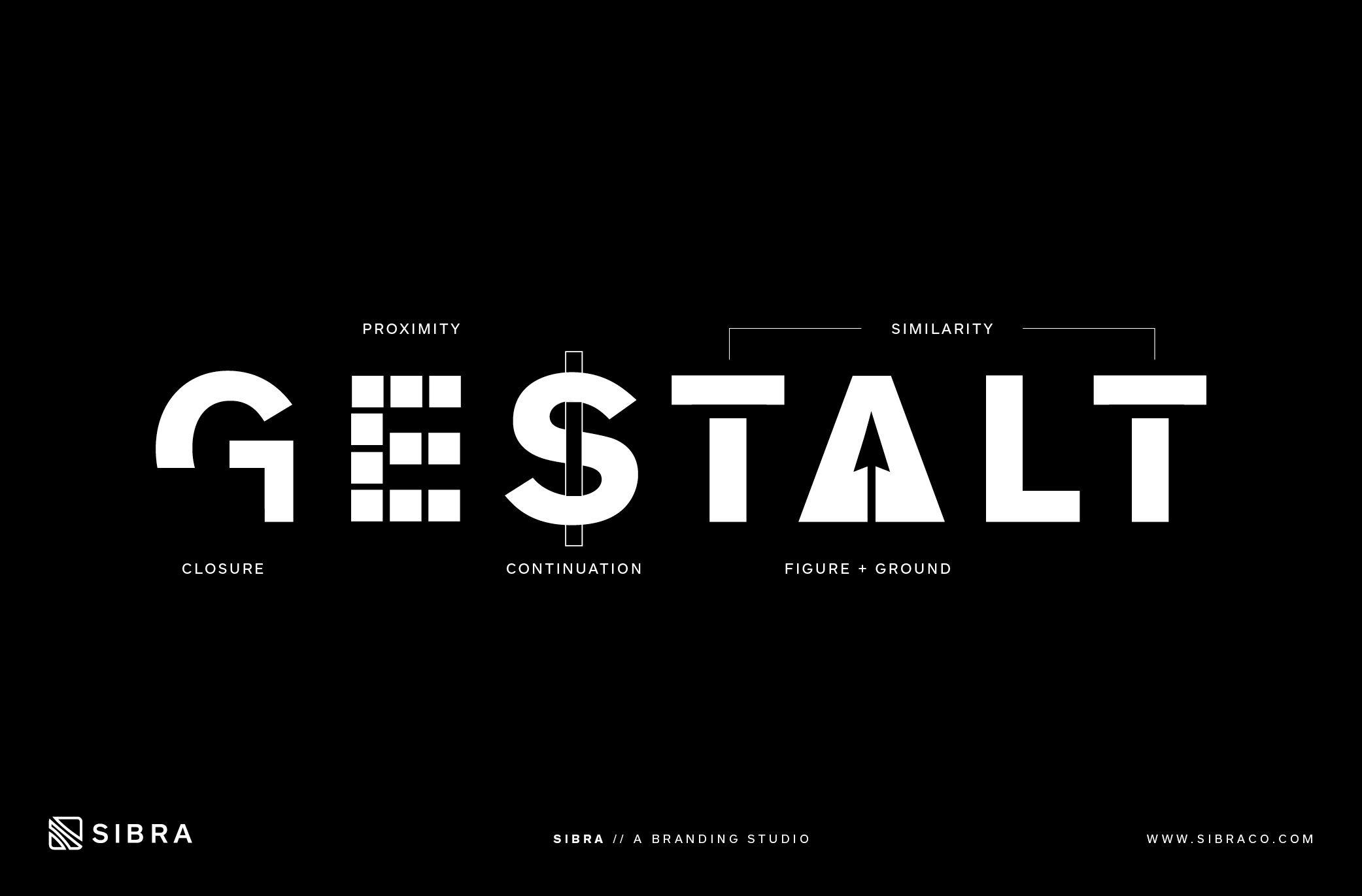 Continuation Logo - Rules of Design: Gestalt Principals