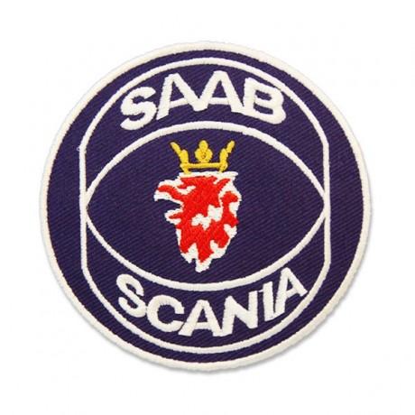 Saab-Scania Logo - SAAB SCANIA EMBROIDERY EMBROIDERED IRON ON PATCH