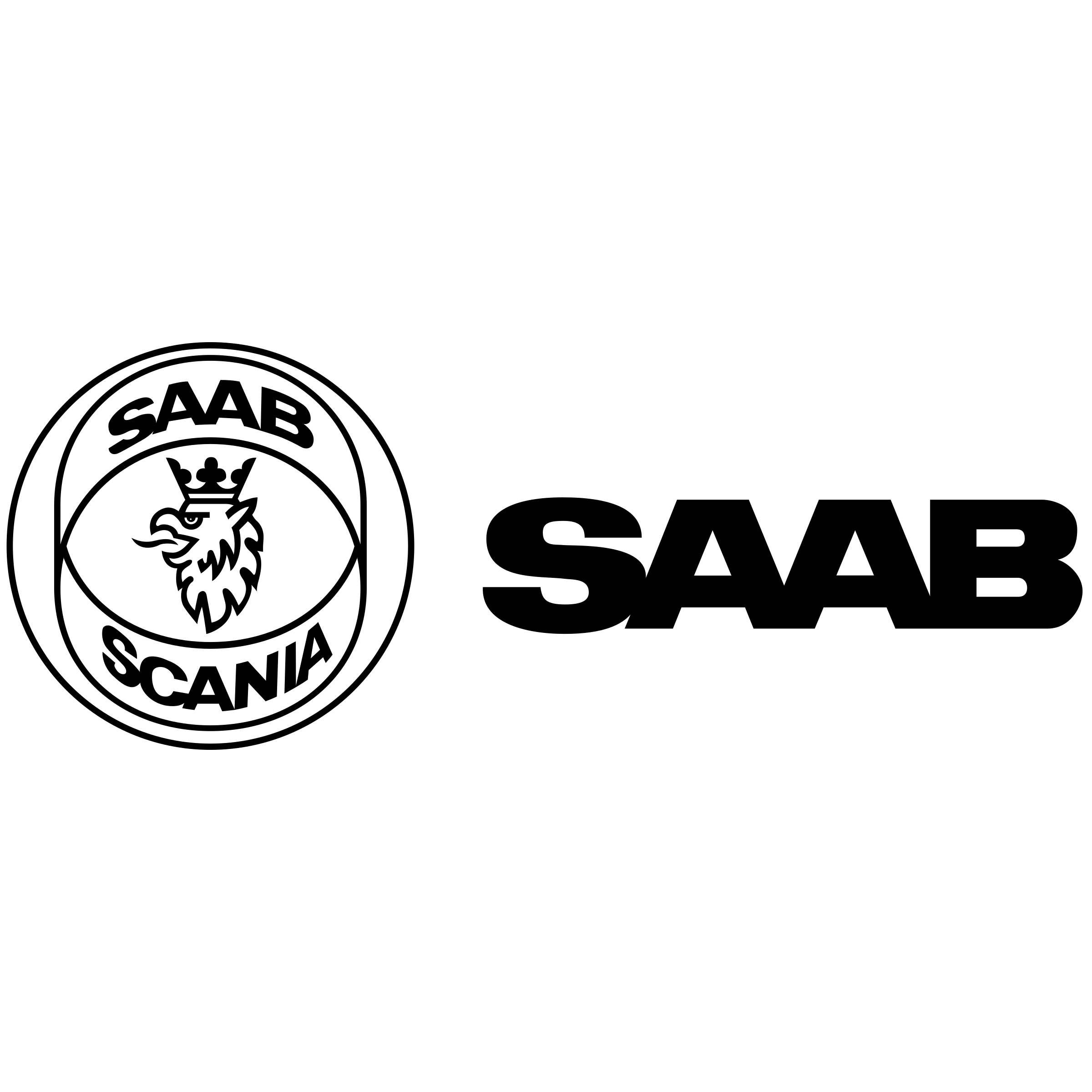 Saab-Scania Logo - SAAB Scania Logo PNG Transparent & SVG Vector - Freebie Supply